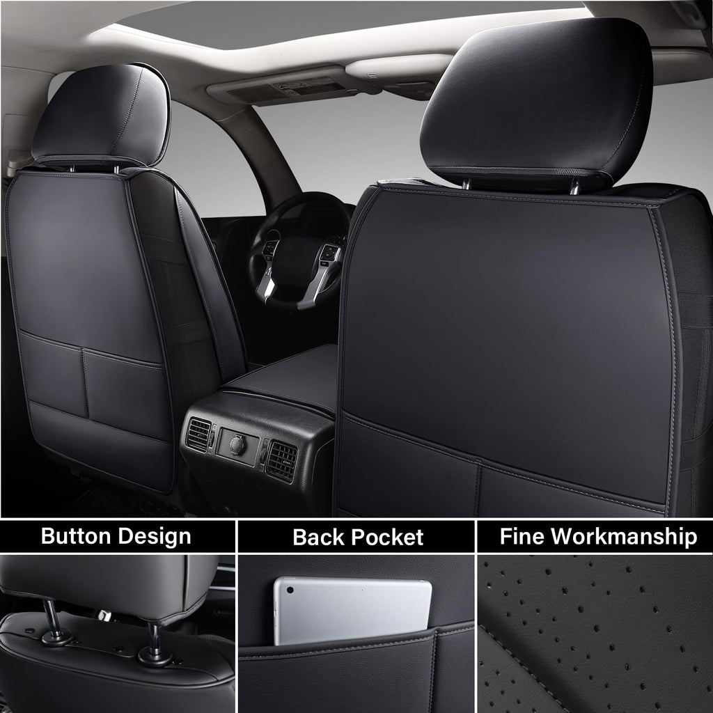 Leather Car Seat Covers Full Set G8701