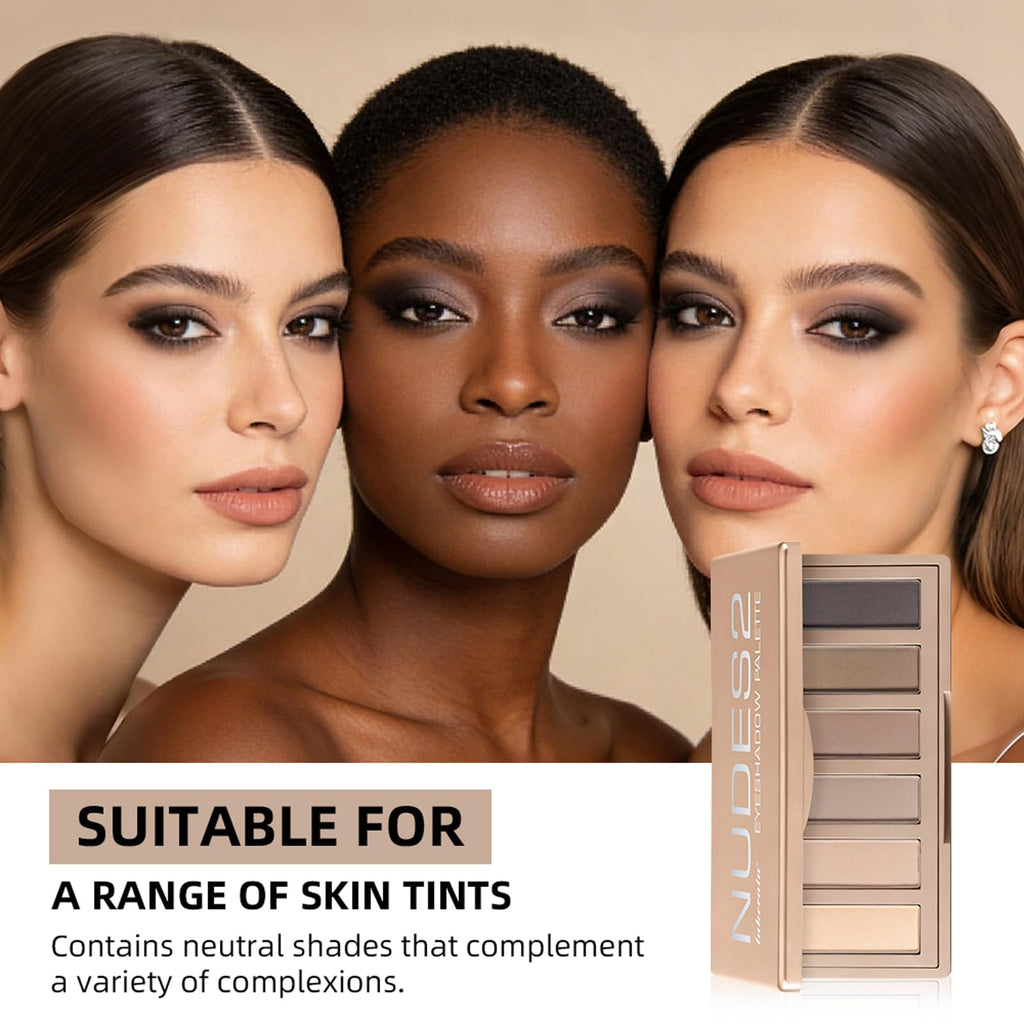 6 Color Matte Neutral Eyeshadow Palette I47860