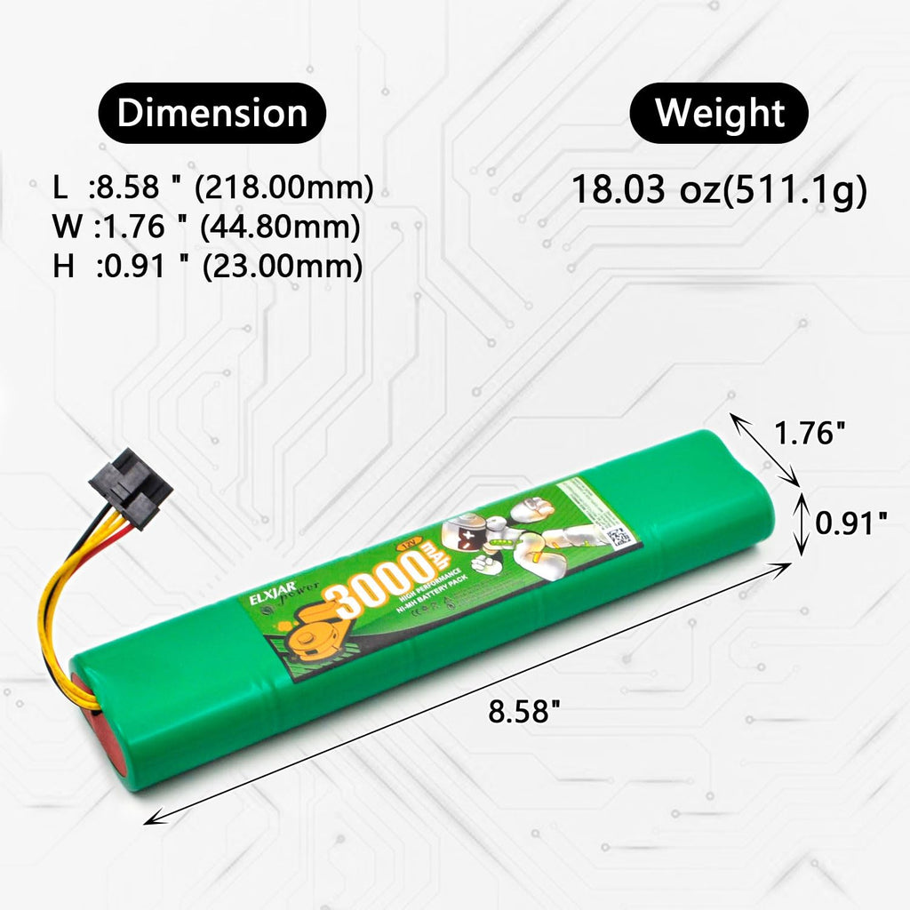 12V 3000mAh Ni-MH Battery A618263