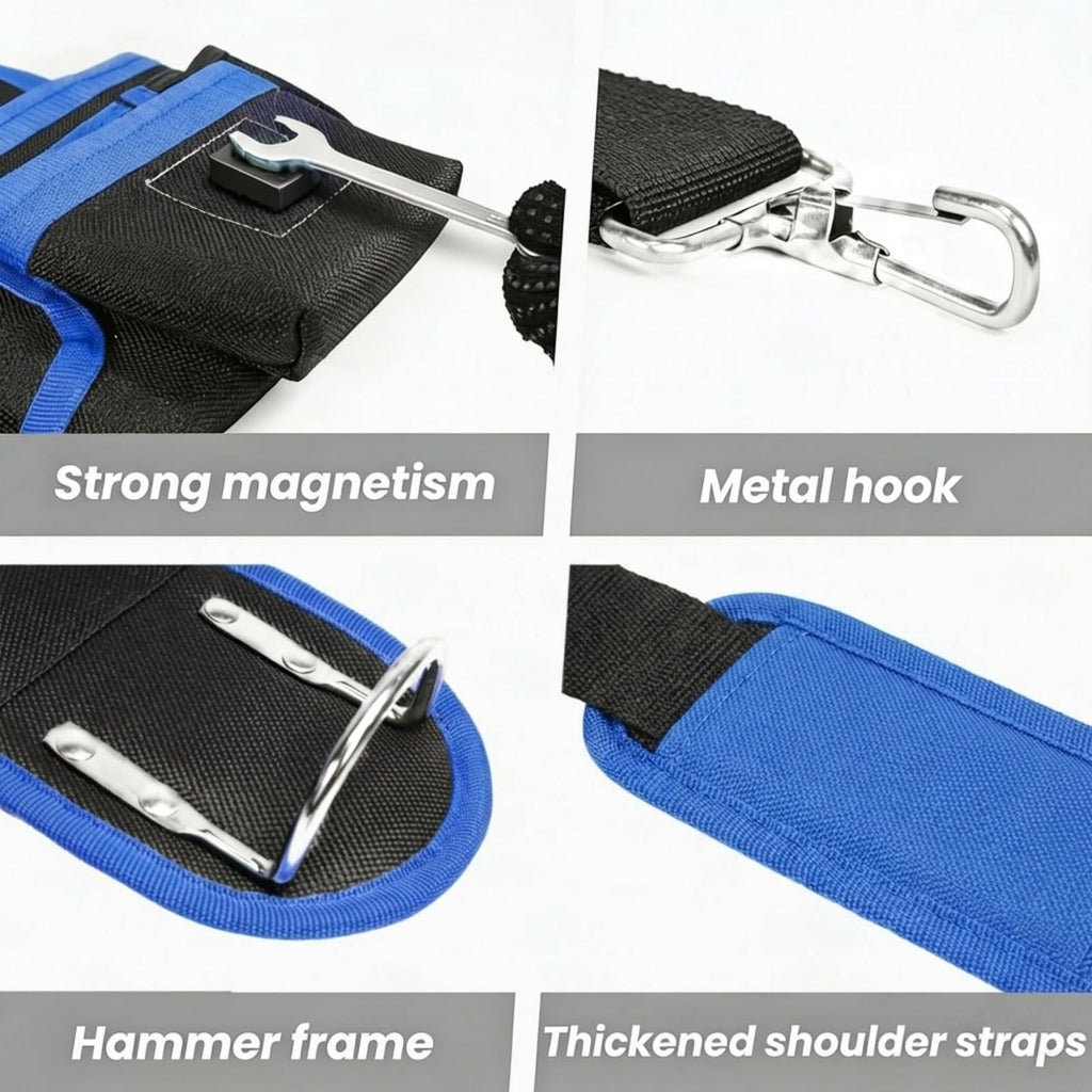 Heavy Duty Magnetic Tool Belt with Suspenders F79148
