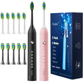 Sonic Electric Toothbrush with 12 Brush Heads 2 Pack S81700