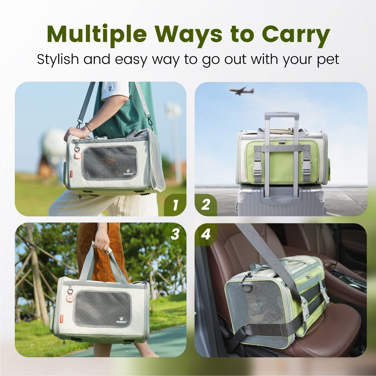Airline Approved Expandable Cat Carrier O43678