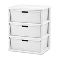 White 3 Drawer Storage Unit O6024