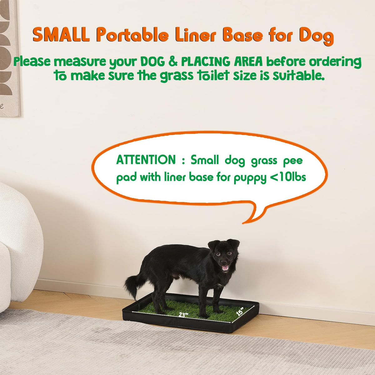 Dog Grass Pad with Dog Litter Box C99329