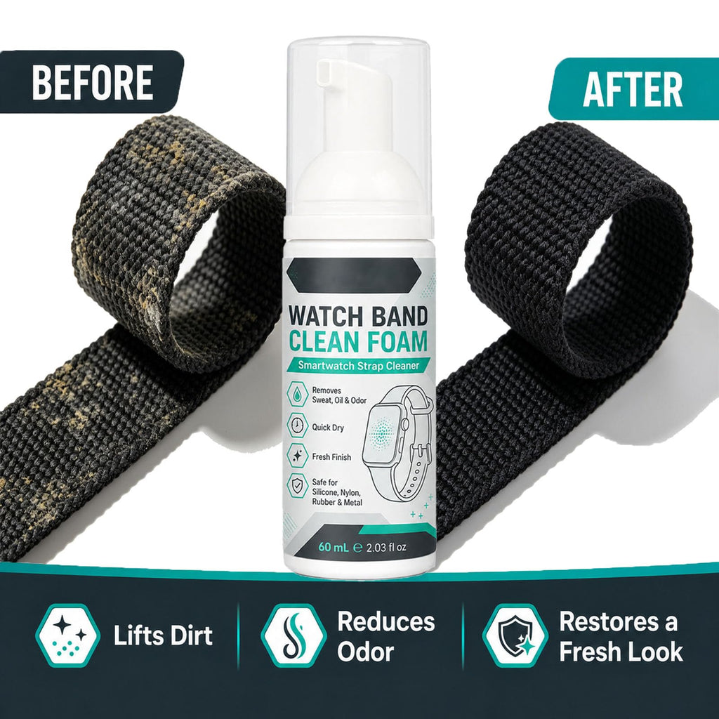 Foam Cleaner Spray for Watch Strap 60ml with Towel V437561