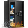 3.3 Cuft Water and Fireproof Safe with Digital Keypad & Key Lock R762669
