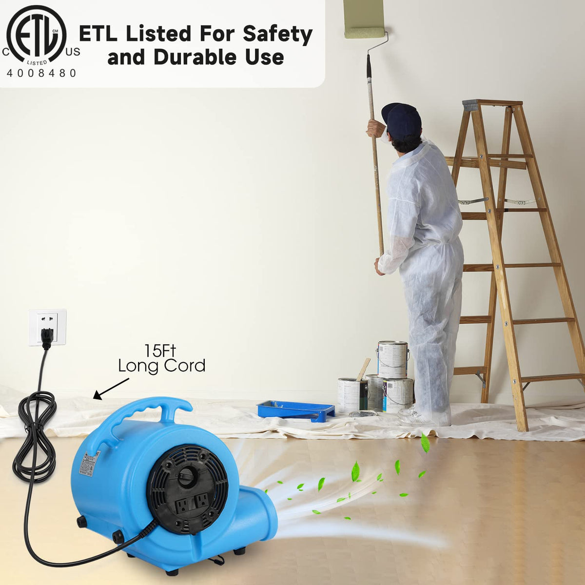 1/2 HP Carpet Dryer Air Blower Fan A8902