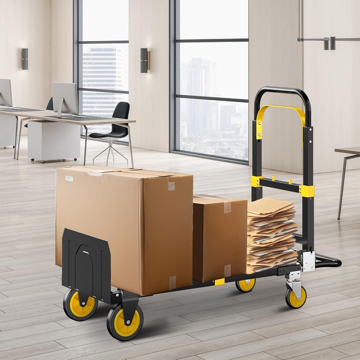 600lbs 3 in 1 Folding Hand Truck Dolly R814