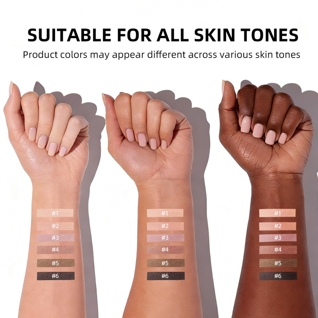 6 Color Matte Neutral Eyeshadow Palette I47860