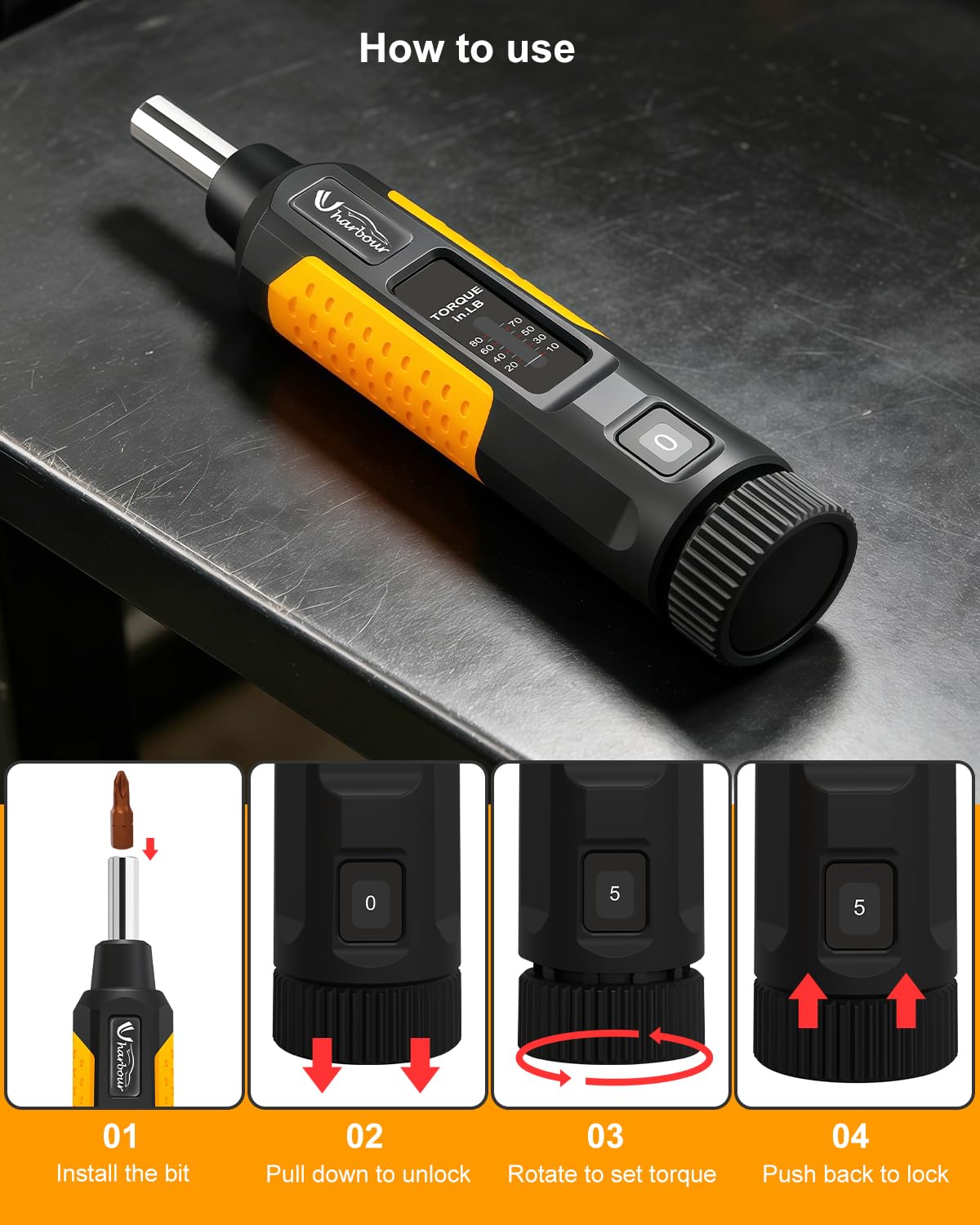 10-80 in.lb Torque Screwdriver Set S162440