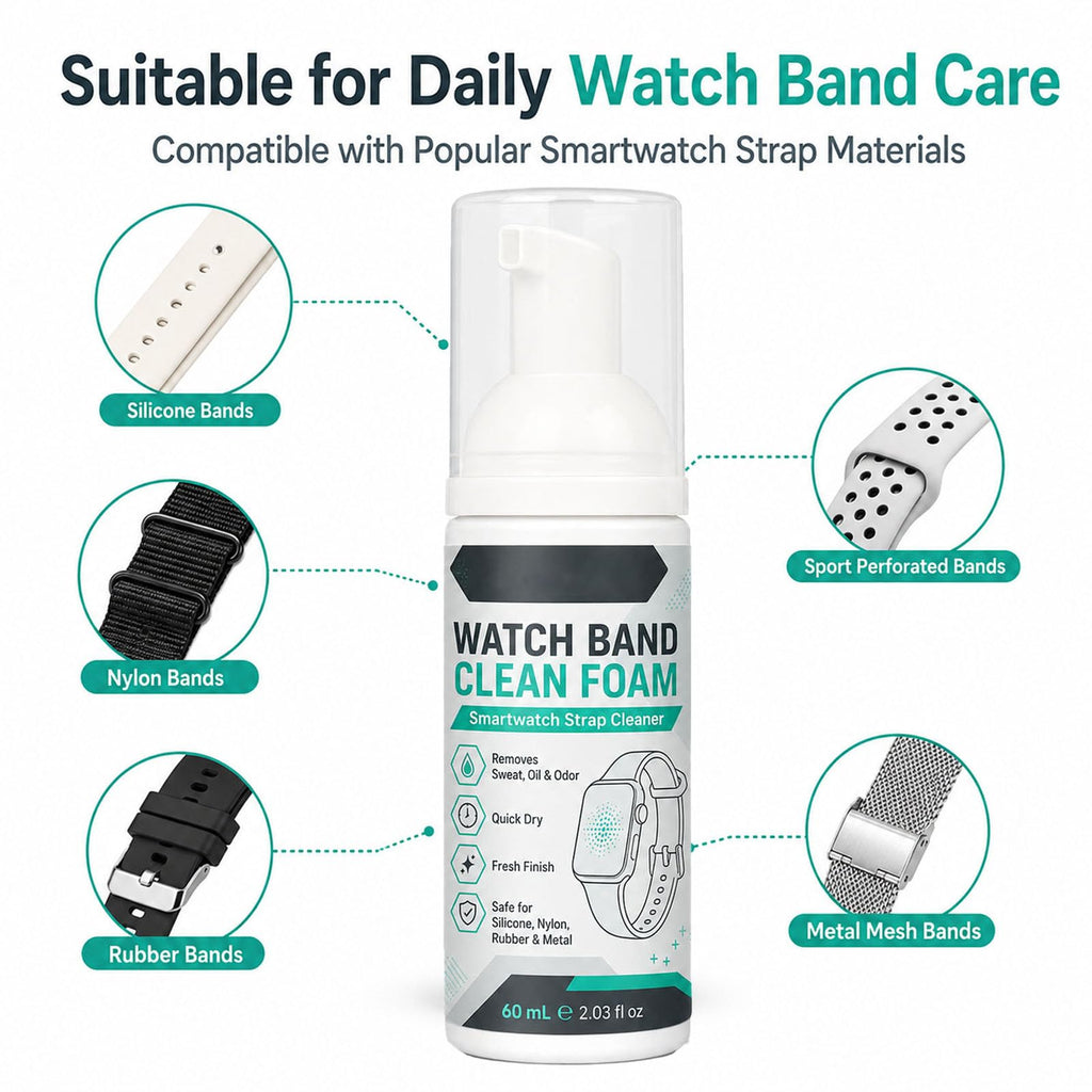 Foam Cleaner Spray for Watch Strap 60ml with Towel V437561
