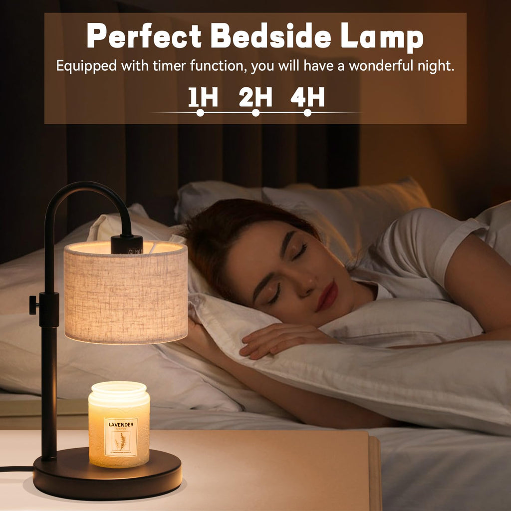 Candle Warmer Lamp with Timer, Adjustable Height L3401