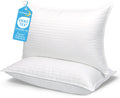 Queen Size Microfiber Bed Pillows Set of 2 T290923