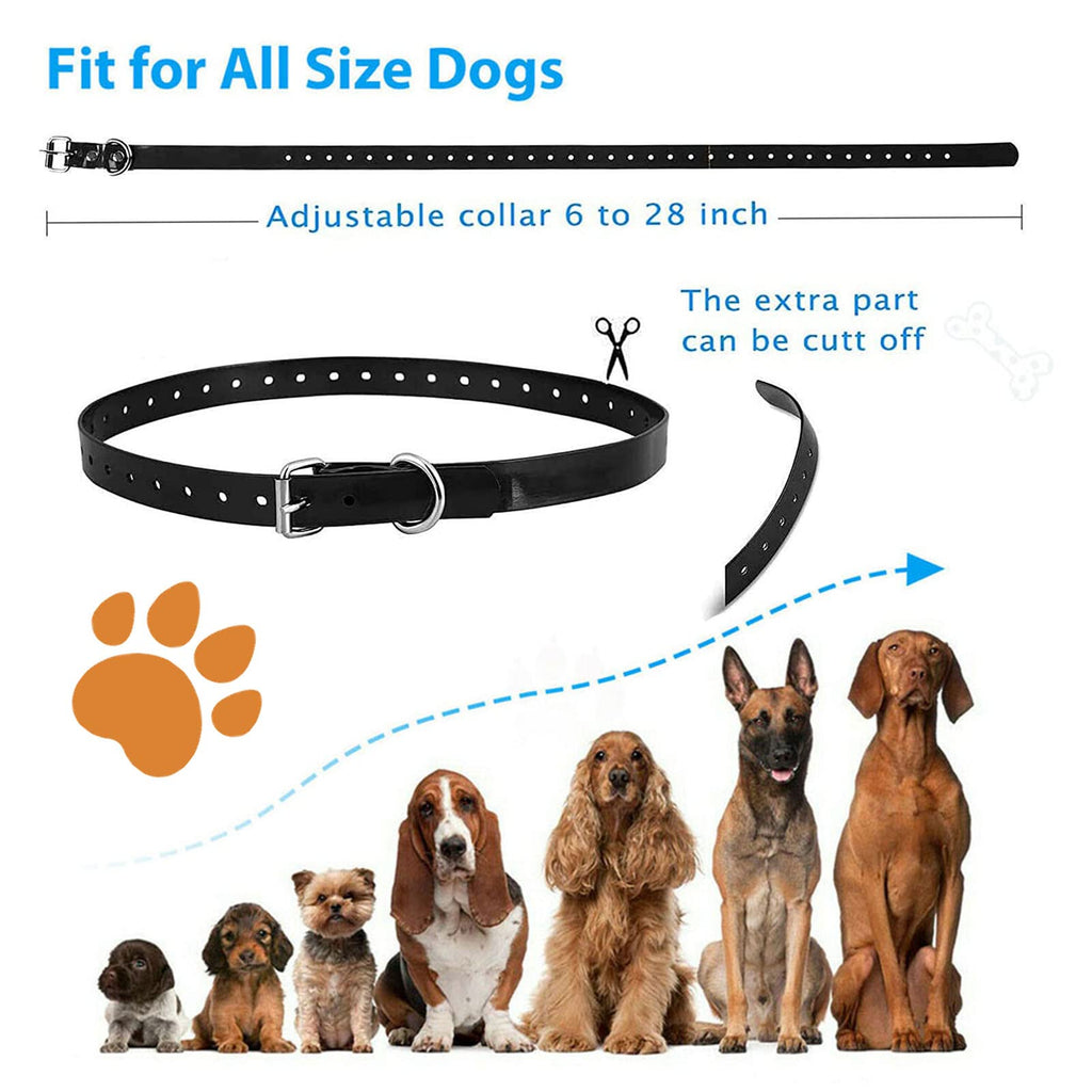 Electric Dog Fence, Aboveground Underground Pet Containment System, Covers up to 3/4 Acre, Waterproof Rechargeable Training Collar, Shock Tone Correction C837