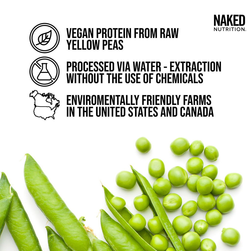 Pea Protein Powder 2LB and Powdered Peanut Butter 1.5LB Vegan Non-GMO Gluten Free Z99955