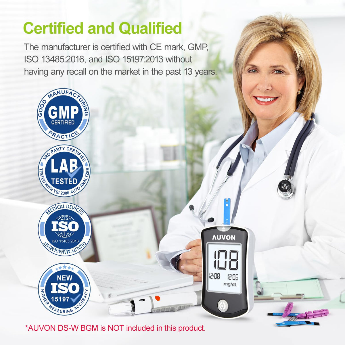 Blood Glucose Test Strips 100 Count H578