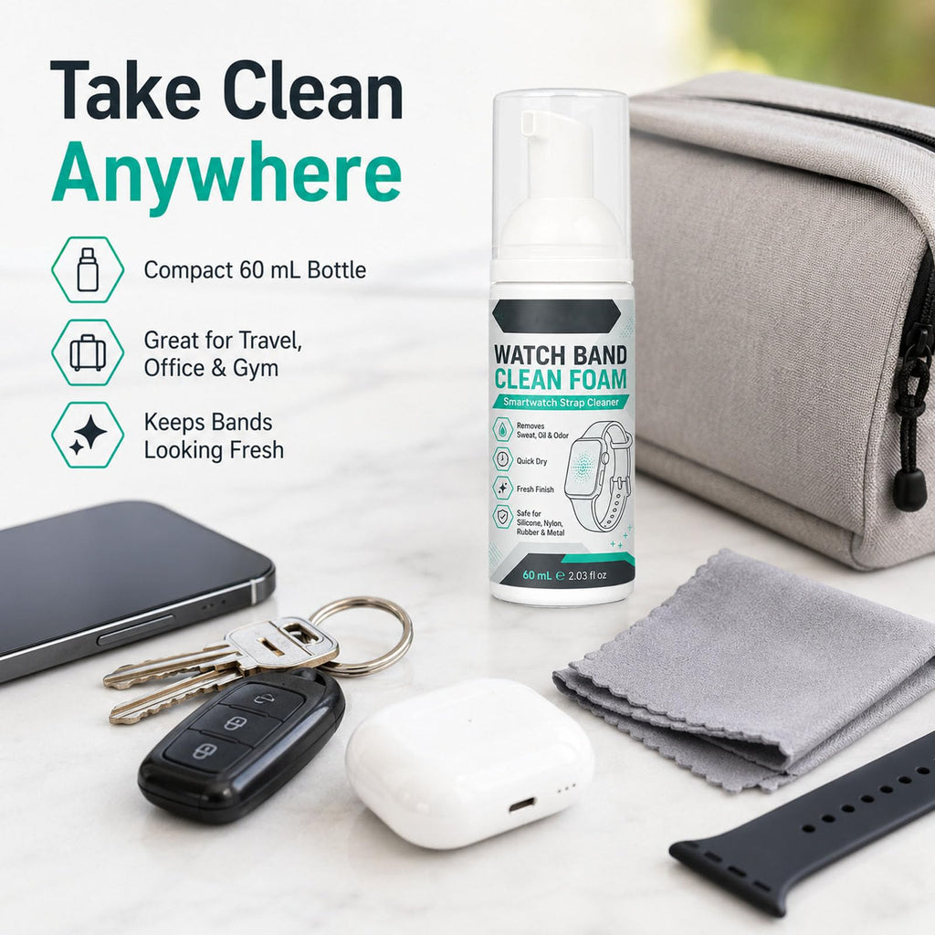 Foam Cleaner Spray for Watch Strap 60ml with Towel V437561
