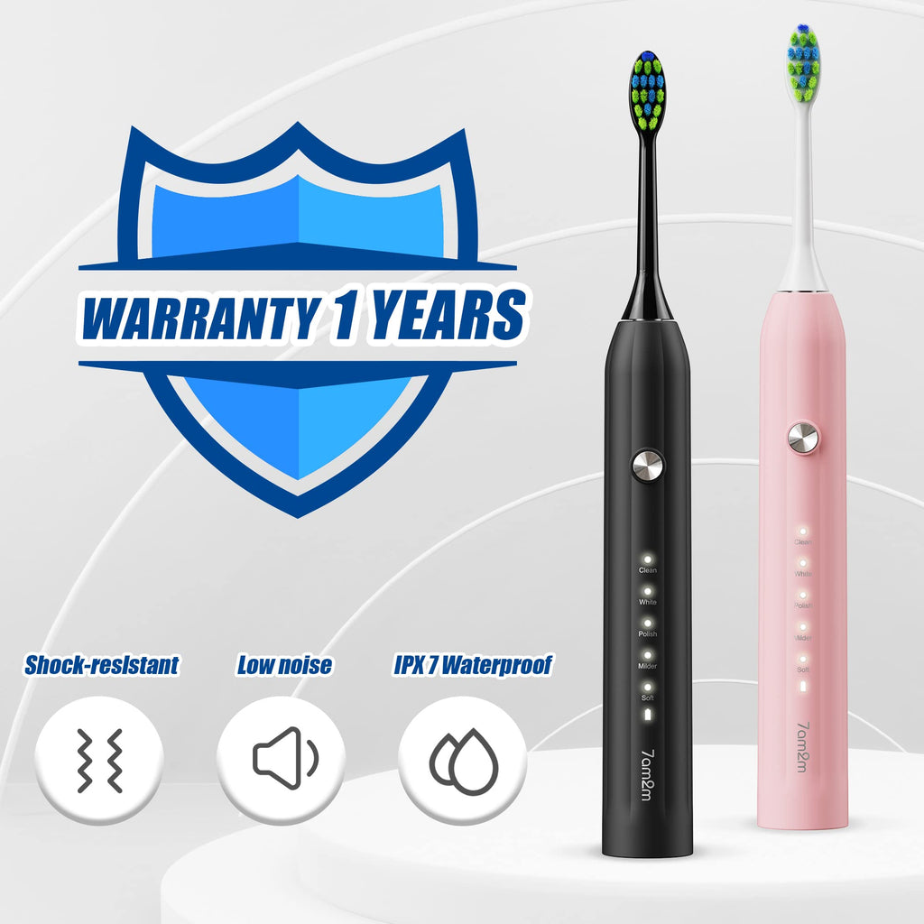 Sonic Electric Toothbrush with 12 Brush Heads 2 Pack S81700