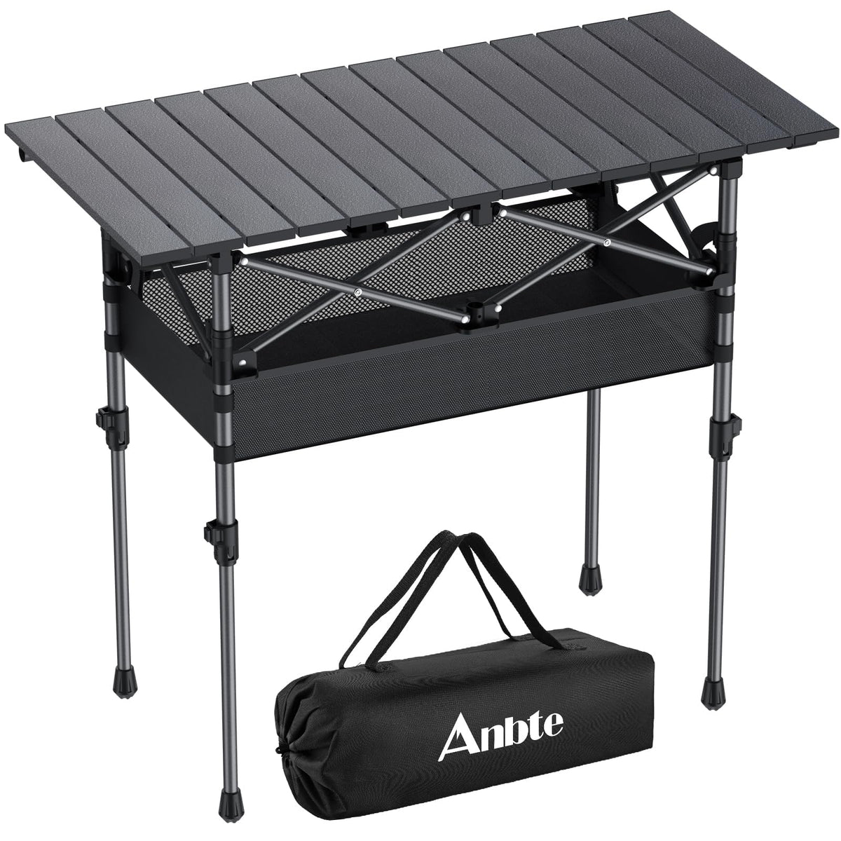 3ft Aluminum Roll Top Folding Camping Table T659
