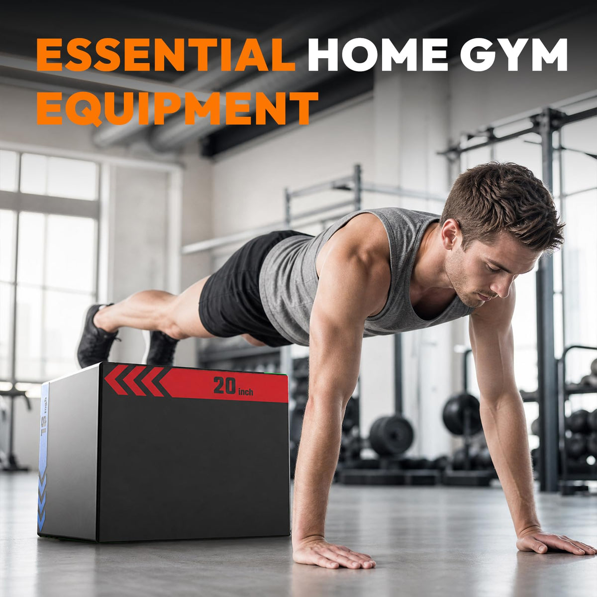 3-in-1 Non-Slip Foam Plyo Box A368