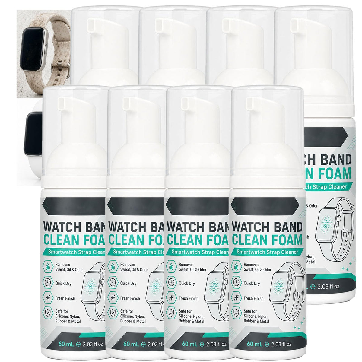 Foam Cleaner Spray for Watch Strap 60ml with Towel V437561