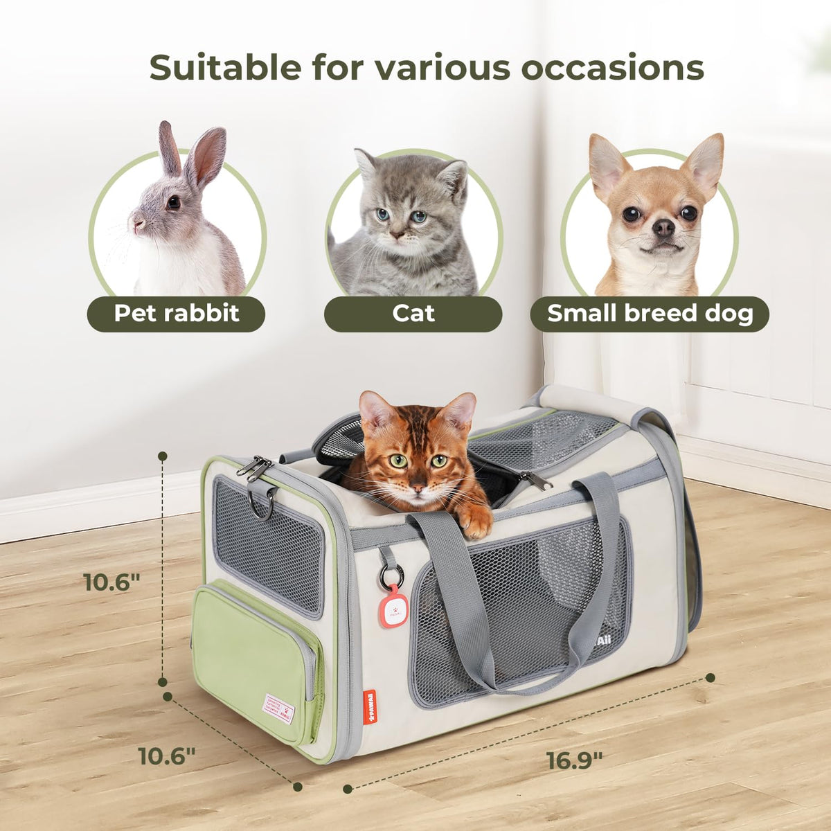 Airline Approved Expandable Cat Carrier O43678