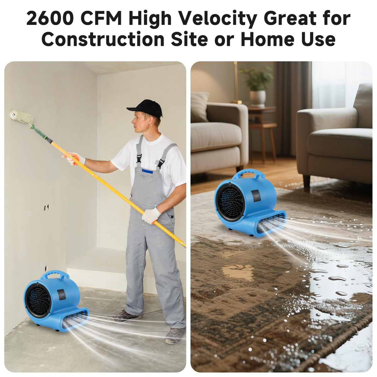 1/2 HP Carpet Dryer Air Blower Fan A8902
