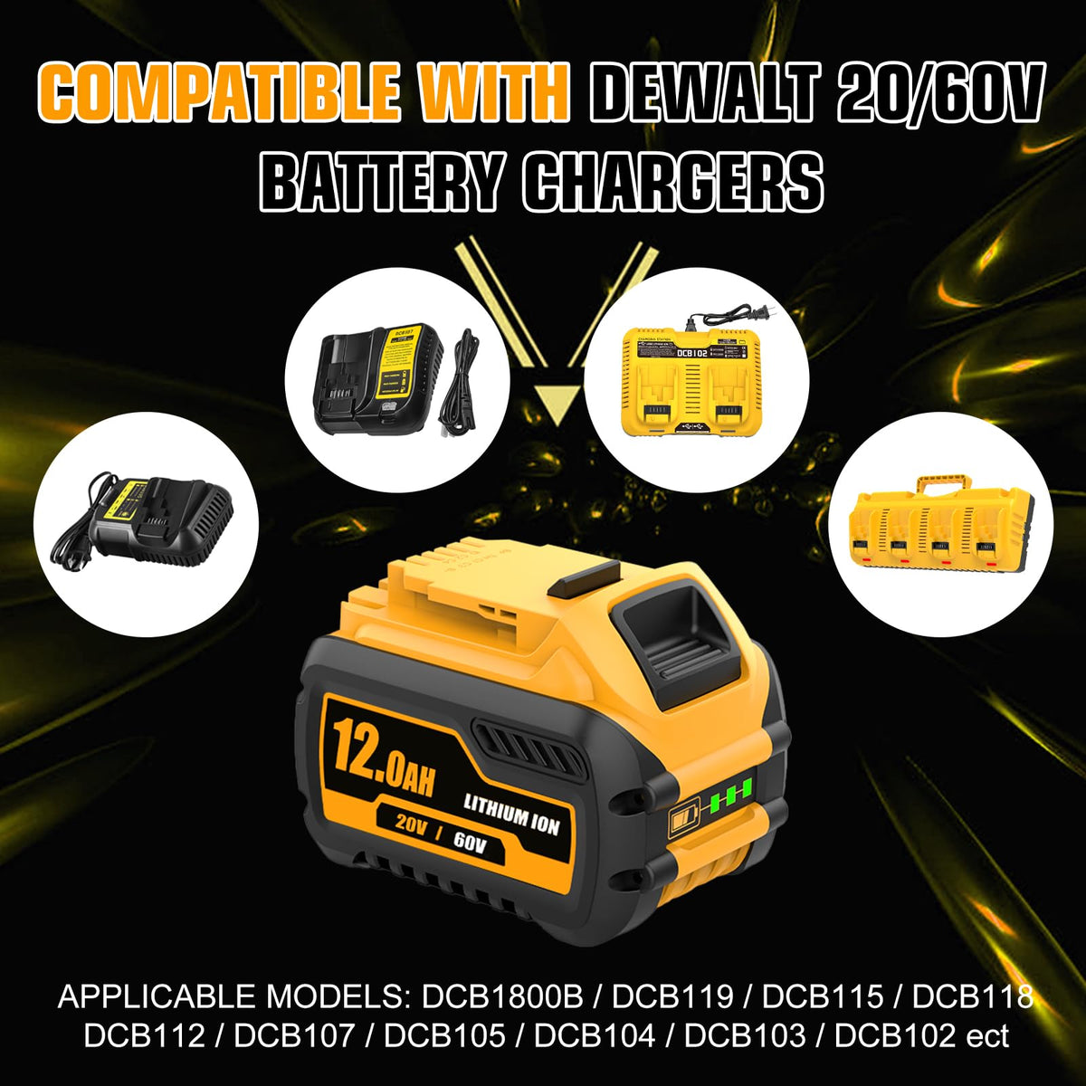 12.0Ah Replacement Battery L6107