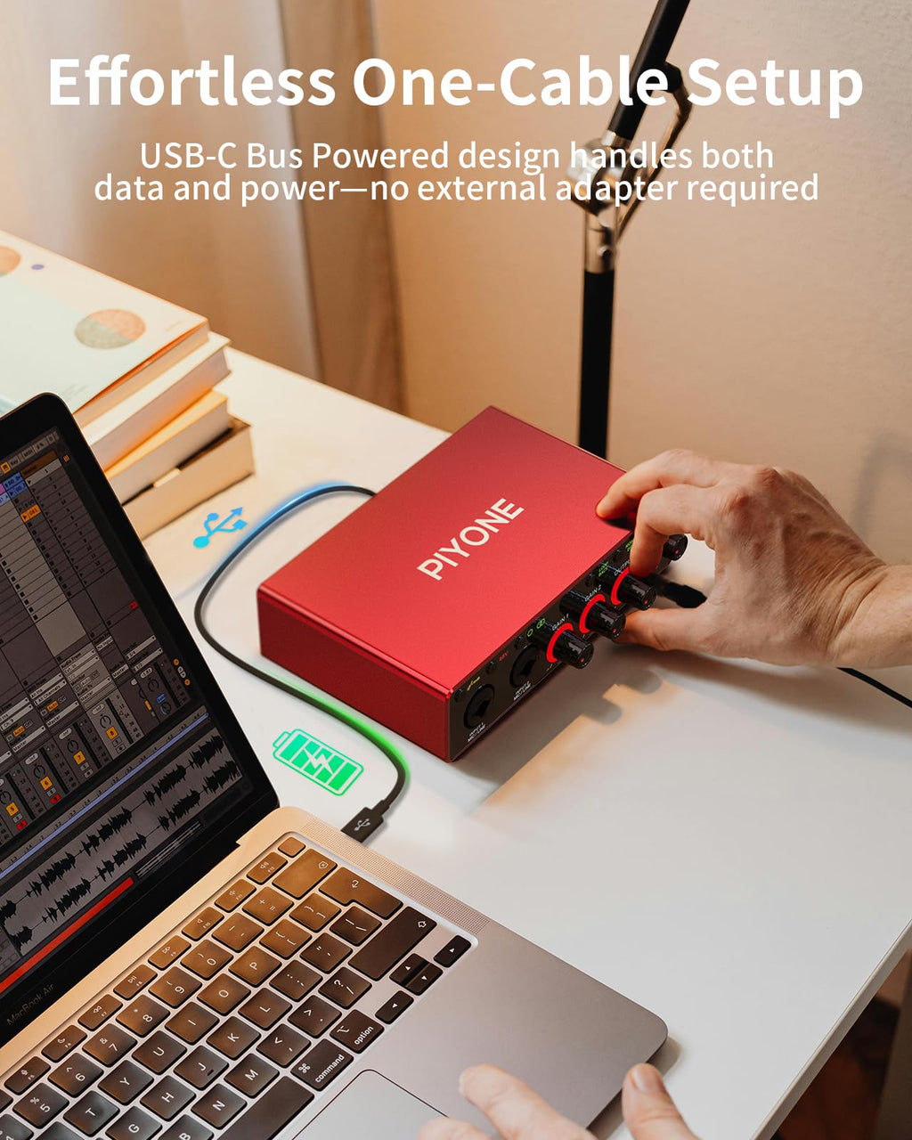 2X2 24-bit/192kHz Audio Interface with XLR/TRS Combo Input R227
