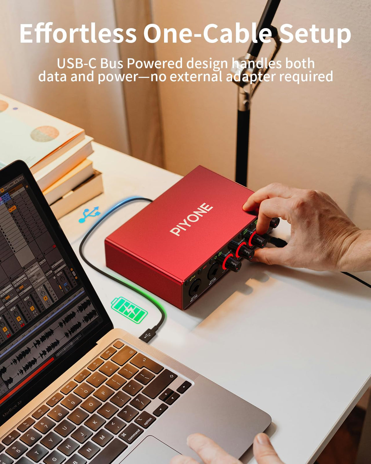 2X2 24-bit/192kHz Audio Interface with XLR/TRS Combo Input R227