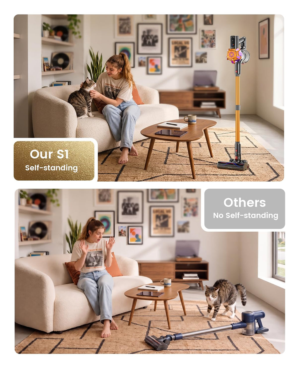Cordless Stick Vacuum 580W 50Kpa D303362