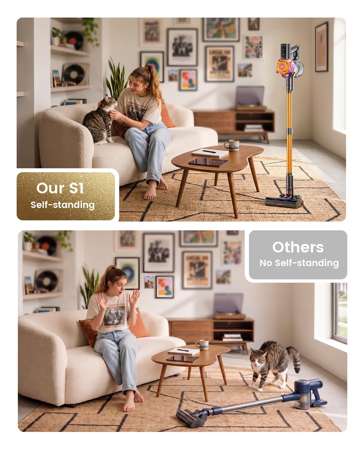 Cordless Stick Vacuum 580W 50Kpa D303362