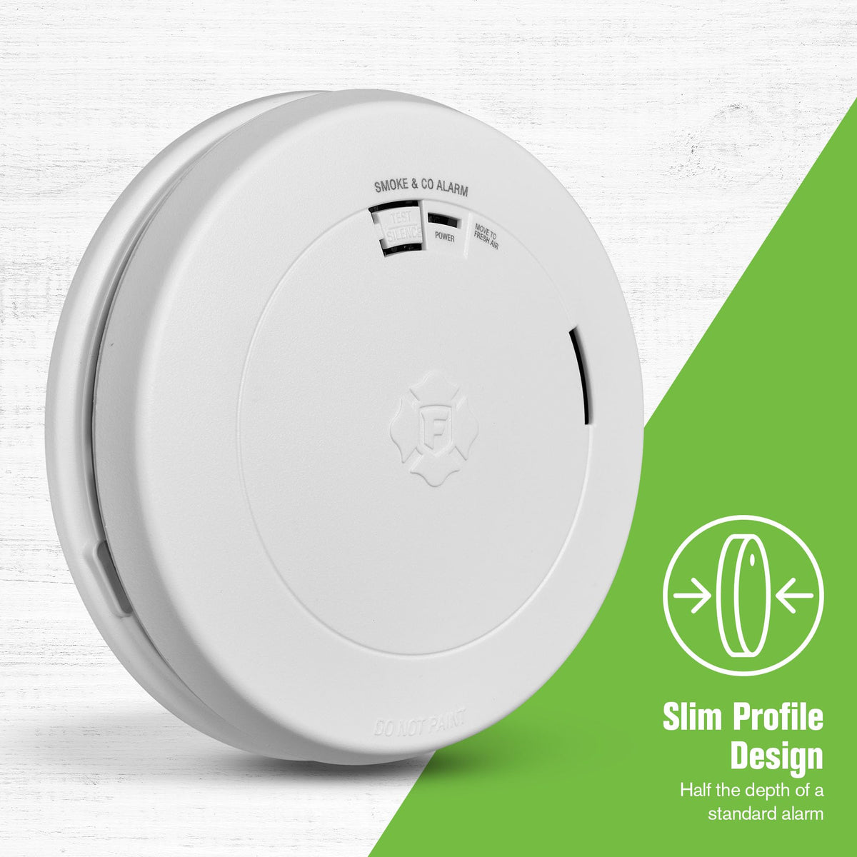 Battery Combination Smoke & Carbon Monoxide Alarm D390577
