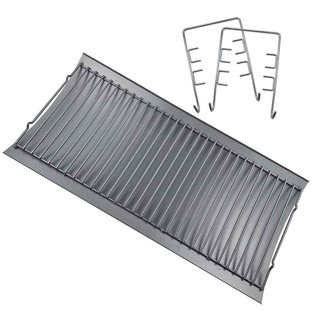 27 Inch Ash Pan Replacement Parts with 2pcs Fire Grate Hanger Set N219862