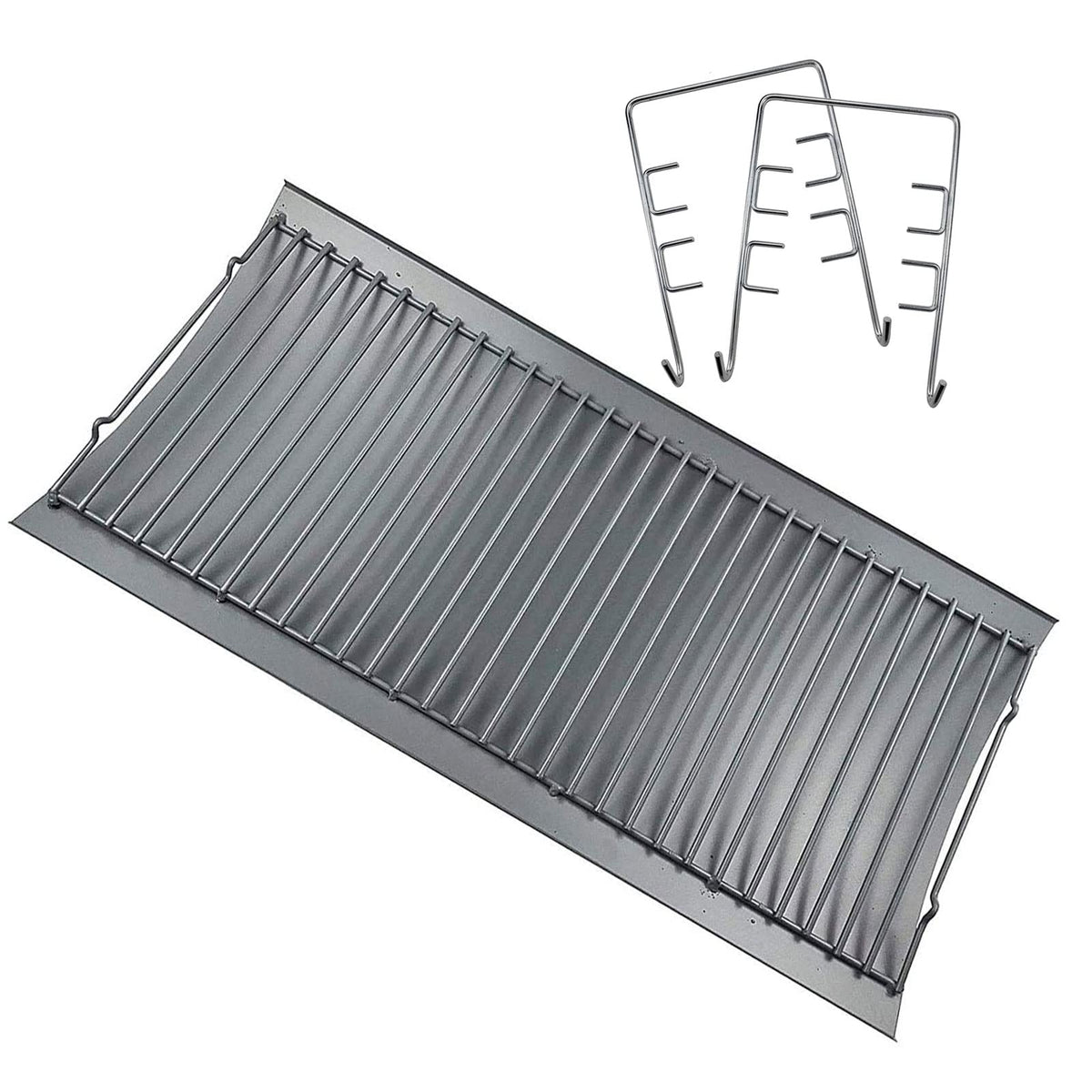 27 Inch Ash Pan Replacement Parts with 2pcs Fire Grate Hanger Set N219862