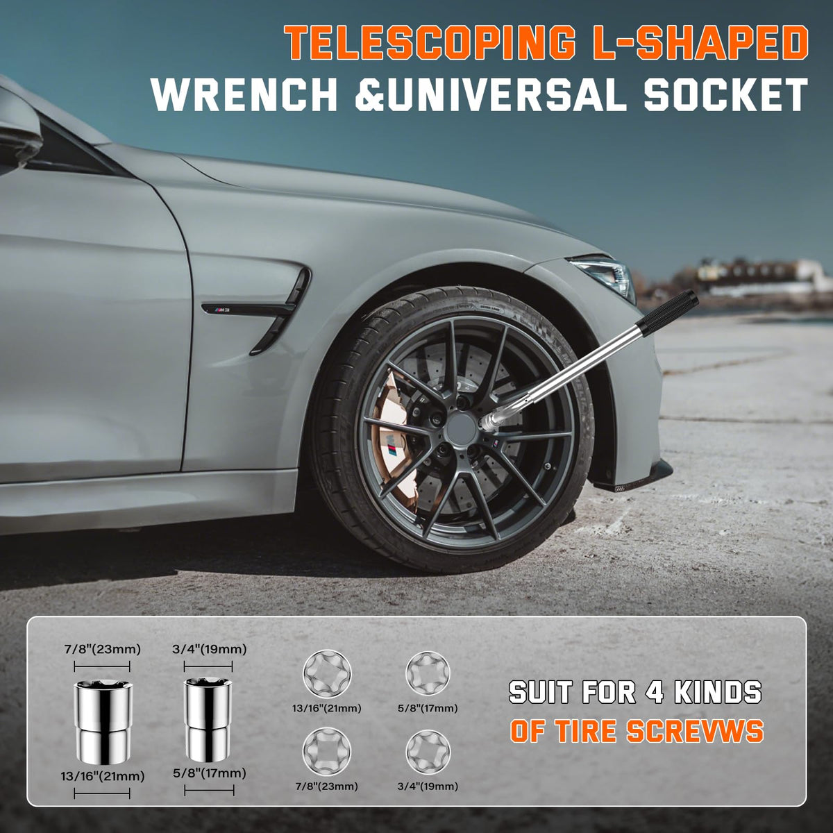 3 Ton Scissor Jack with Lug Wrench Z570795