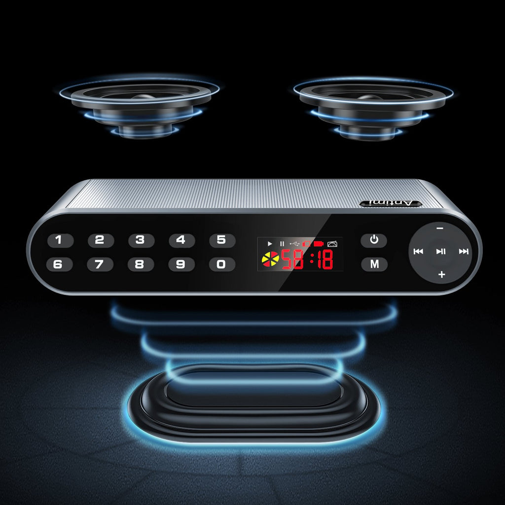 Portable Bluetooth FM Radio MP3 Player Wireless Speaker U558