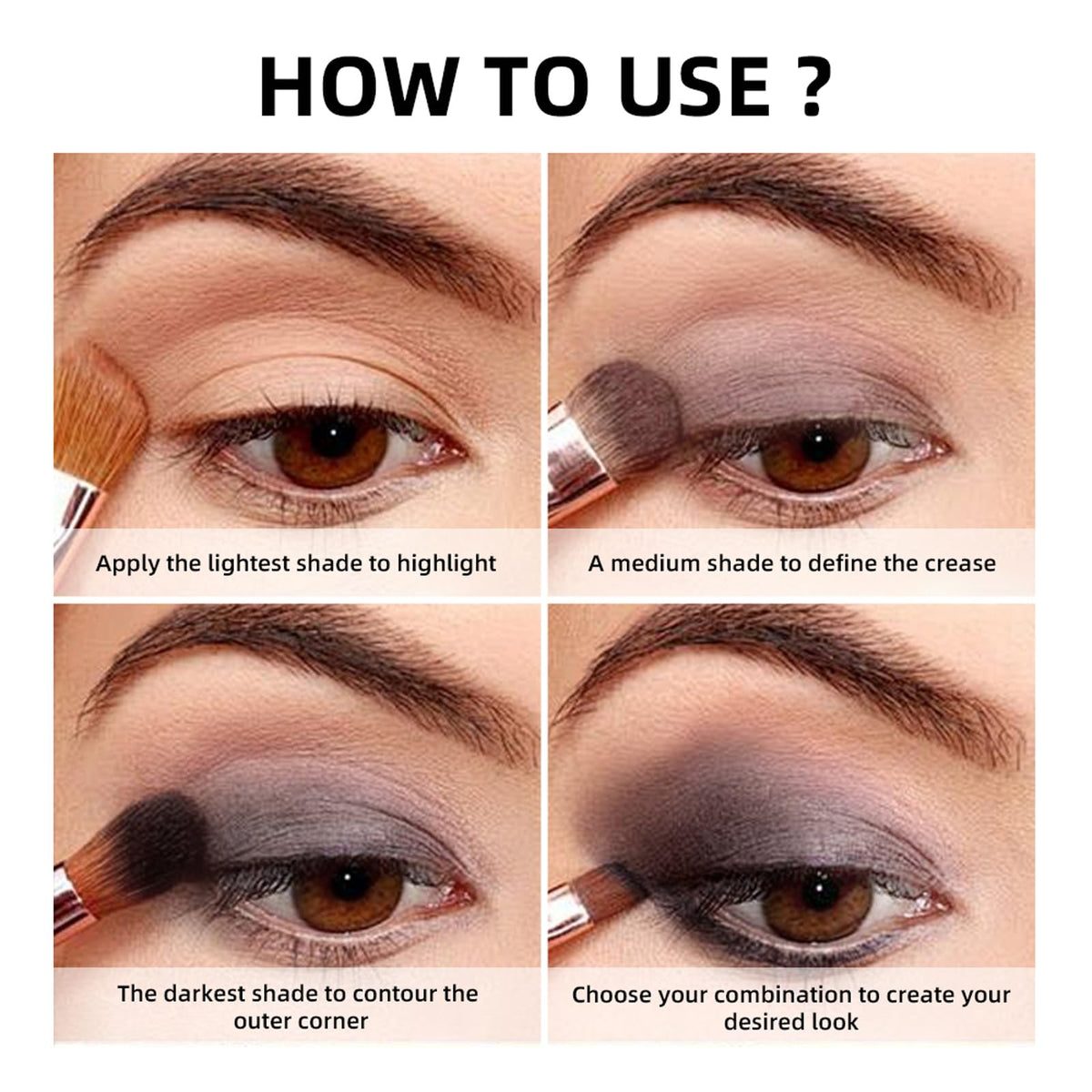 6 Color Matte Neutral Eyeshadow Palette I47860