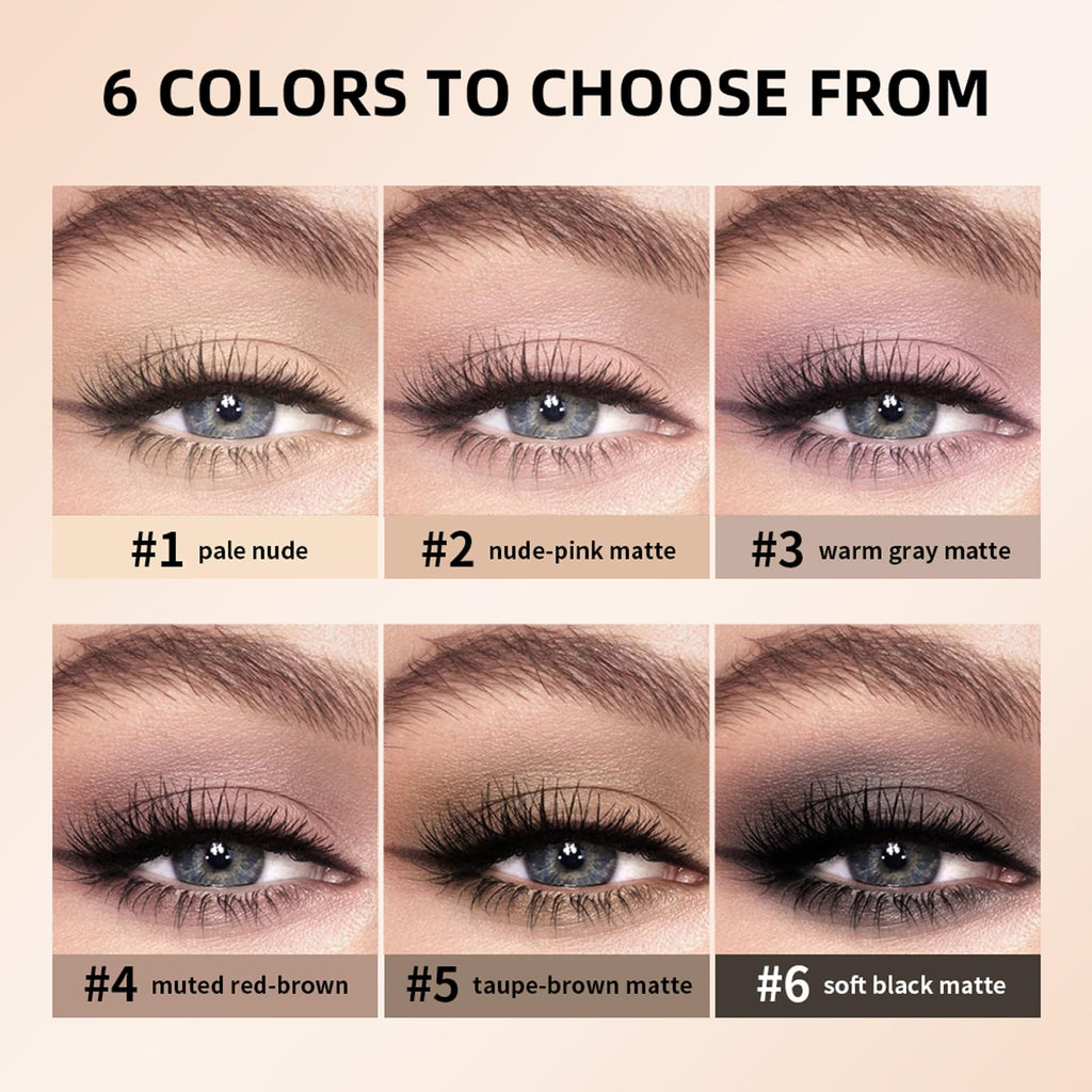 6 Color Matte Neutral Eyeshadow Palette I47860