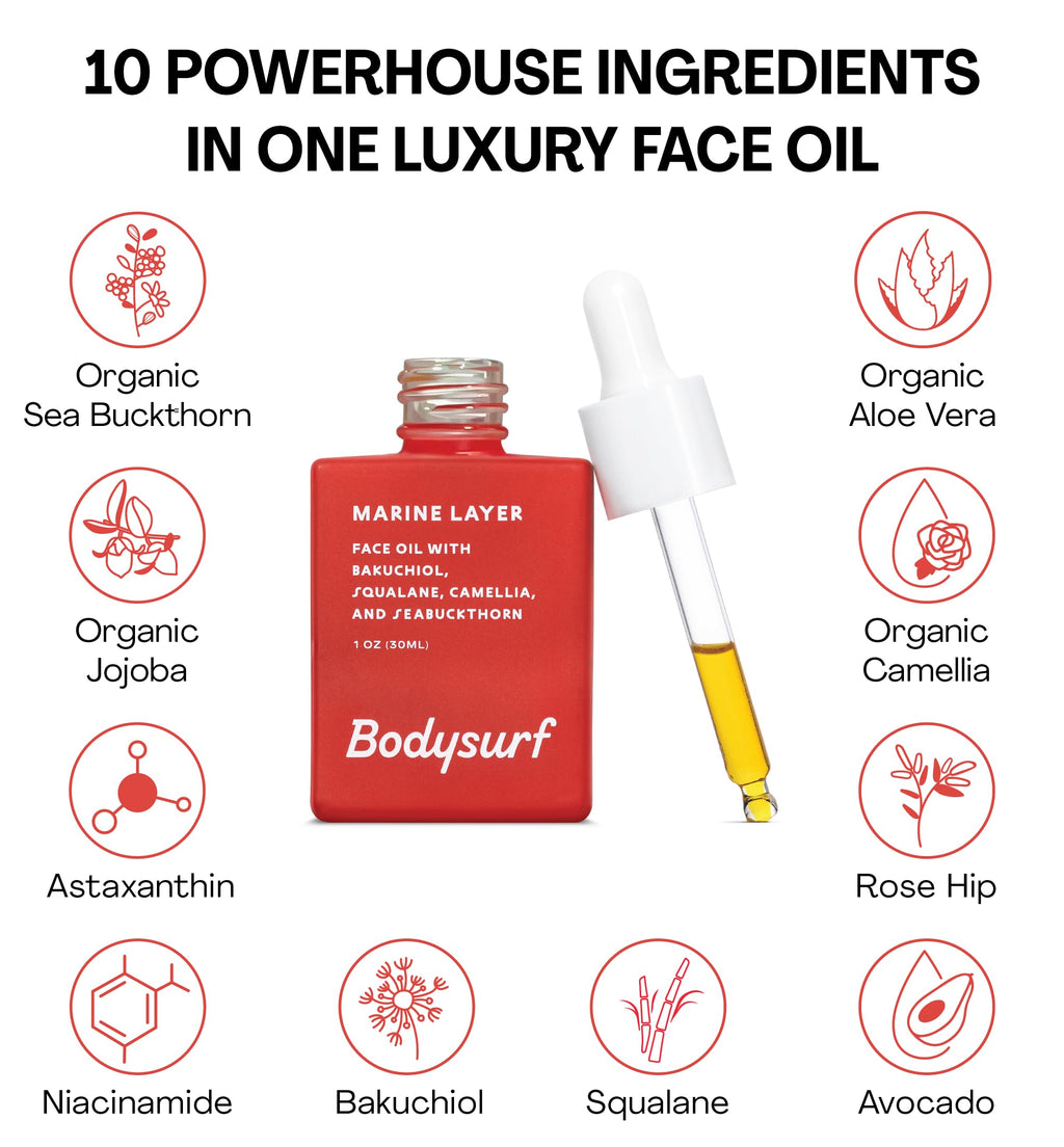 Bakuchiol Face Oil with Sea Buckthorn 3.4 fl oz N406