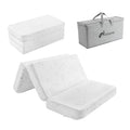 Trifold Pack and Play Mattress 38''x26'' with Washable Cover and Travel Bag W50493