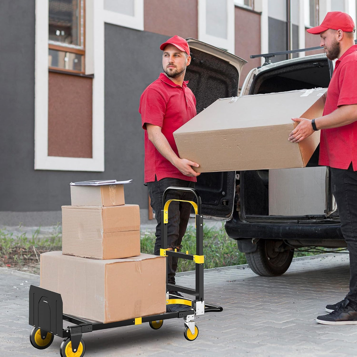 600lbs 3 in 1 Folding Hand Truck Dolly R814