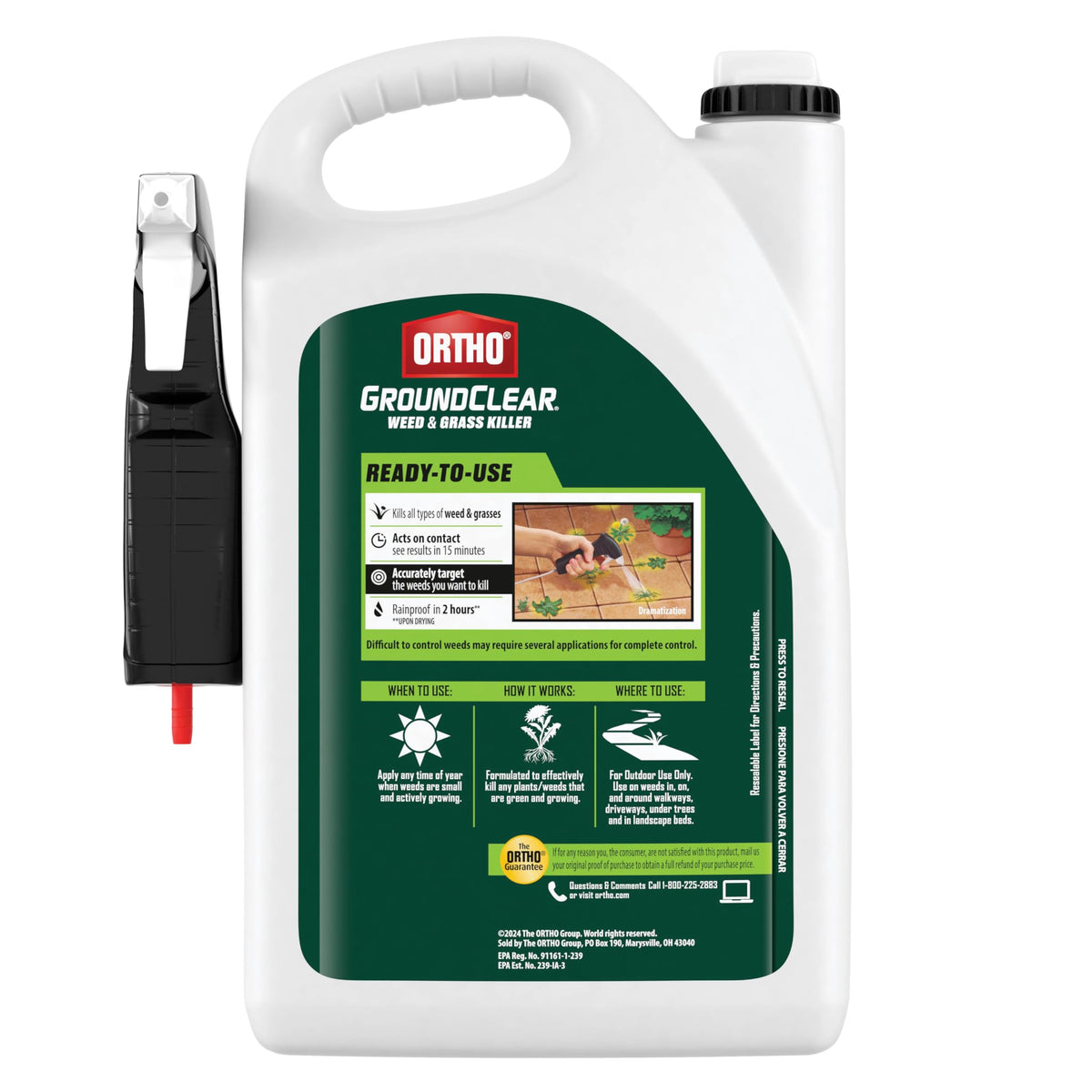 Weed & Grass Killer with Comfort Wand, 1 gal. H67826