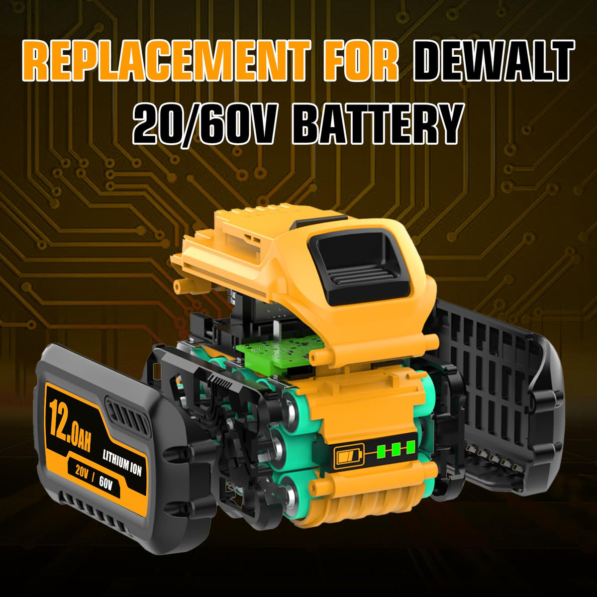 12.0Ah Replacement Battery L6107