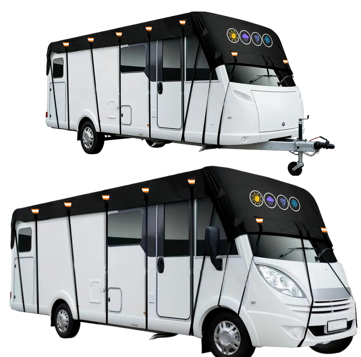 600D Waterproof RV Roof Cover Q63386