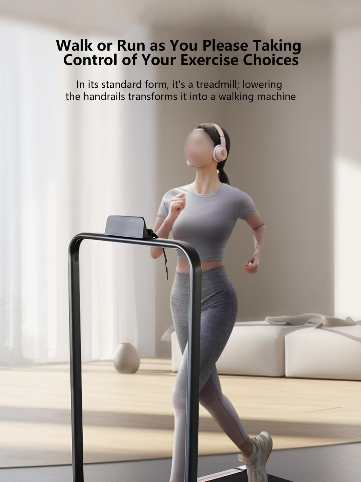 3-in-1 Under Desk Treadmill with Incline N181