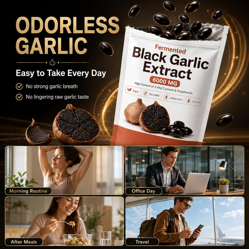 Fermented Black Garlic Extract Softgel 300 Capsules S9624