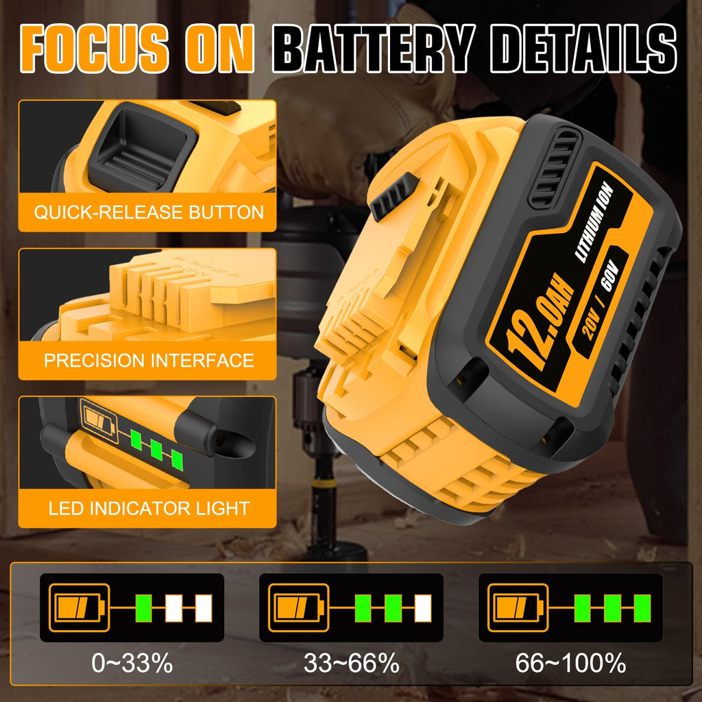 12.0Ah Replacement Battery L6107
