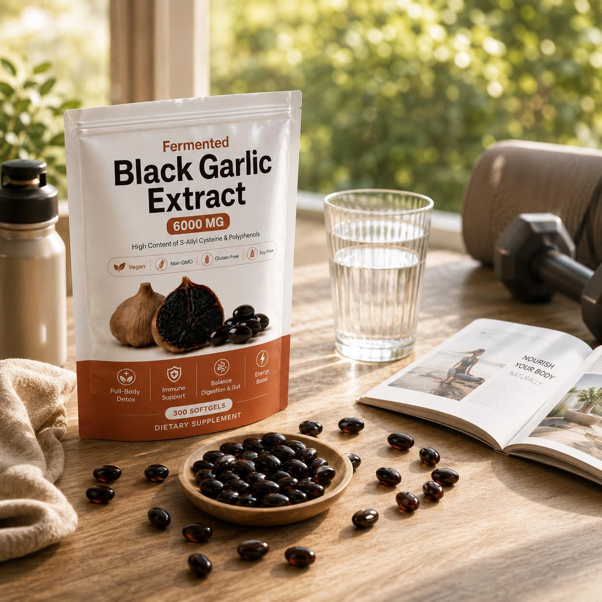 Fermented Black Garlic Extract Softgel 300 Capsules S9624