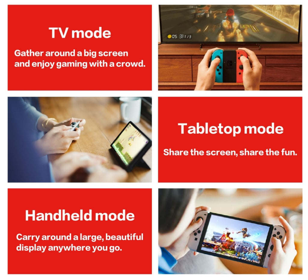 Nintendo Switch OLED Model with White Joy-Con W391291